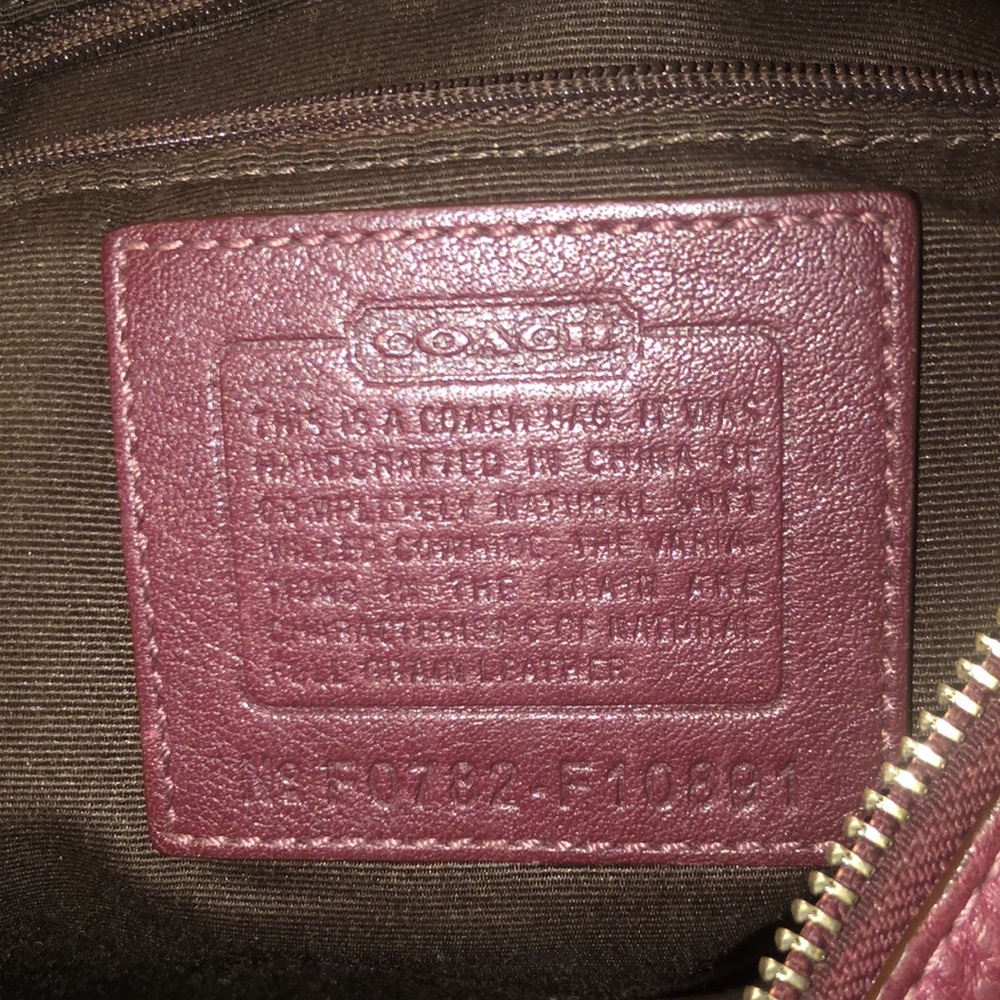 Authentic Coach Handbag - Picture 6 of 7